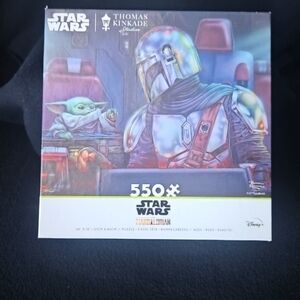 Star Wars Disney Puzzle Only "The Mandalorian" 550 Piece  24x18"
